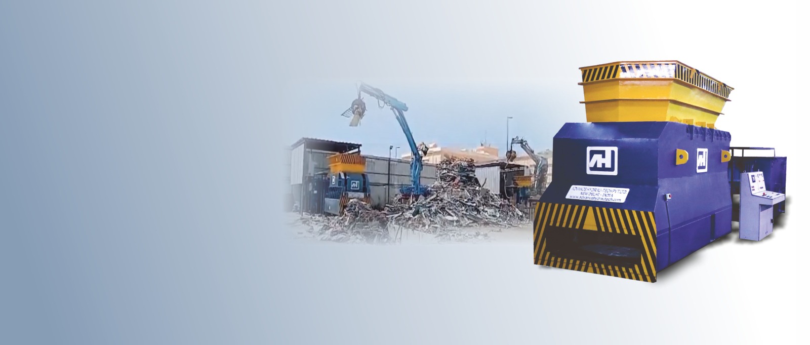 Heavy-Duty Continuous Shear For Seamless Metal Scrap Cutting